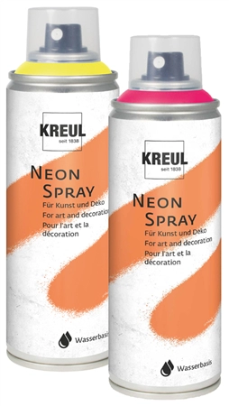 Een kreul verfspuitbus neon spray neongeel 200 ml koop je bij NiceSupplies.nl