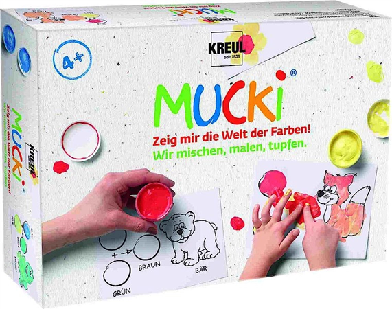 Een kreul vingerverf mucki 5x50 ml set koop je bij NiceSupplies.nl