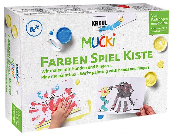 Een kreul vingerverf mucki 5x50 ml set koop je bij NiceSupplies.nl