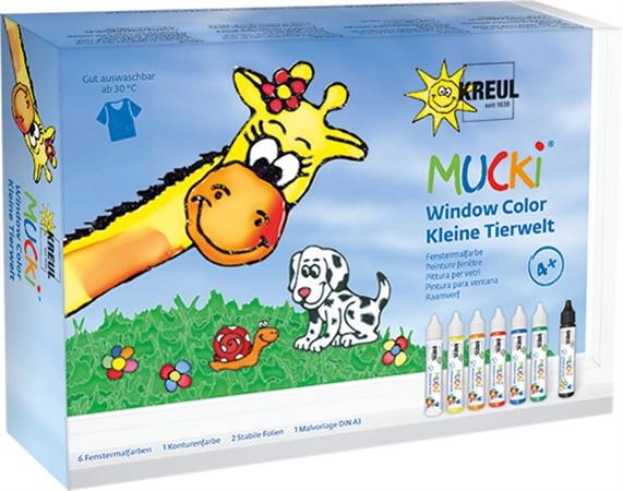 Een kreul window color pen mucki 7er-set koop je bij NiceSupplies.nl