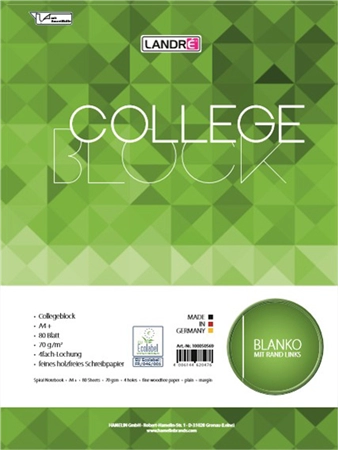 Een landre? collegeblok college din a4 ruit 80 blad koop je bij NiceSupplies.nl