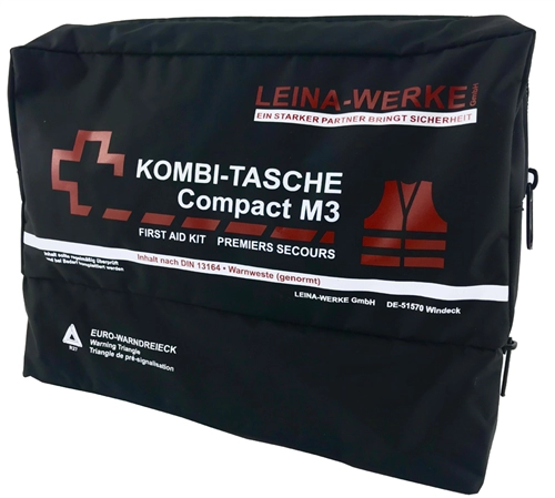 Een leina kfz-combitas compact m3 inhoud din 13164 zwart koop je bij NiceSupplies.nl