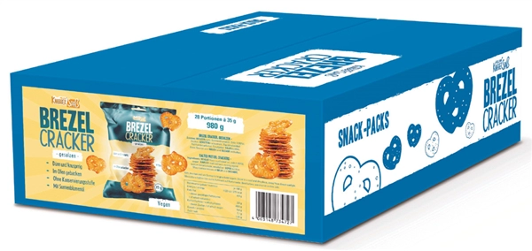 Een lichtma brezel cracker in portionszak à 35 g koop je bij NiceSupplies.nl