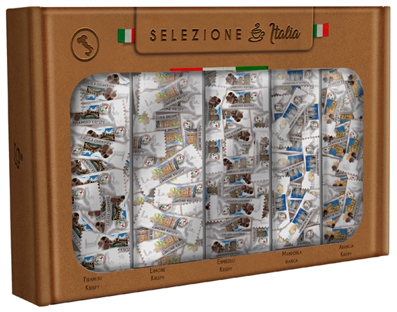 Een lichtma italian selection box inhoud 200 stuk in karton koop je bij NiceSupplies.nl