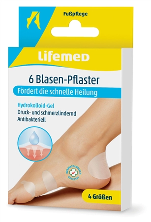 Een lifemed blasen-pleister transparant 6 stuks koop je bij NiceSupplies.nl