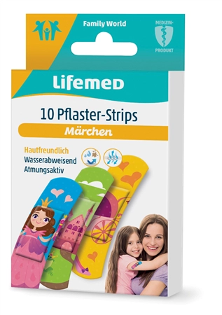 Een lifemed kinder-pleister-strips märchen 10 stuks koop je bij NiceSupplies.nl