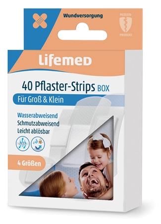 Een lifemed pleister-strips allround halbtransparant 40 stuks koop je bij NiceSupplies.nl