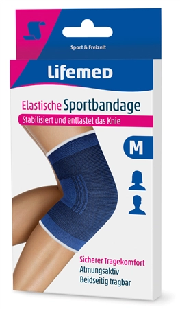 Een lifemed sportbandage kniebescherming maat l koop je bij NiceSupplies.nl