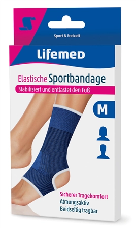 Een lifemed sportbandage voetgelenkbescherming maat l koop je bij NiceSupplies.nl