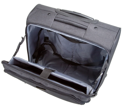 Een lightpak business trolley van polyester antraciet koop je bij NiceSupplies.nl