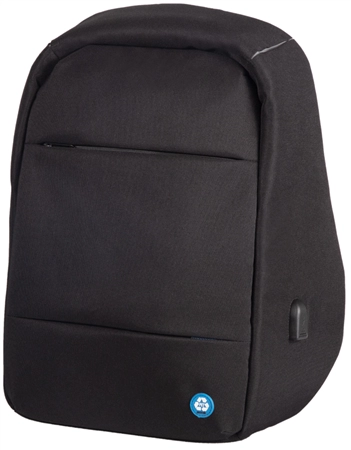 Een lightpak notebook-rucksack safepak rpet met usb-ladeport koop je bij NiceSupplies.nl