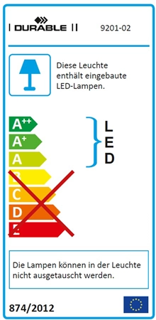 Een luctra led-bureaulamp table rechte base wit koop je bij NiceSupplies.nl