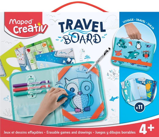 Een maped creativ reisemalset travel board 19-delig koop je bij NiceSupplies.nl