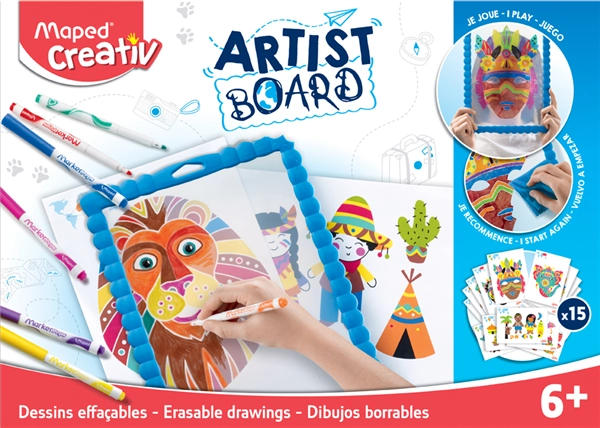 Een maped creativ tekenset artist board 28-delig koop je bij NiceSupplies.nl