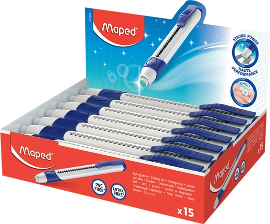 Een maped navulling gum voor radeerstift gom-pen wit koop je bij NiceSupplies.nl