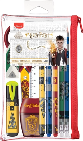 Een maped ronde-etui harry potter teens bef?llt 10-delig koop je bij NiceSupplies.nl