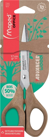 Een maped schaar advanced wood lengte: 250 mm asymmetrisch koop je bij NiceSupplies.nl