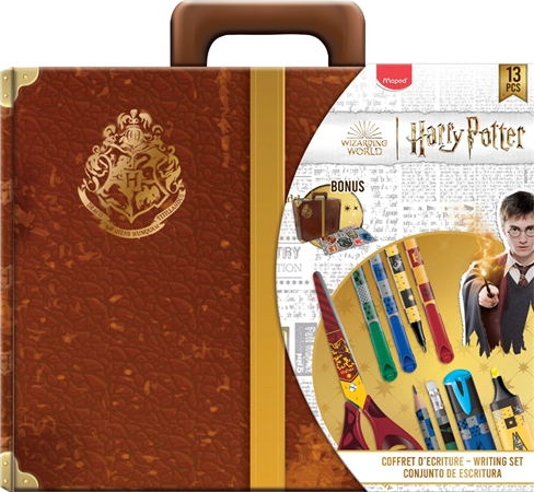 Een maped tekenset harry potter 13-delig in koffer koop je bij NiceSupplies.nl