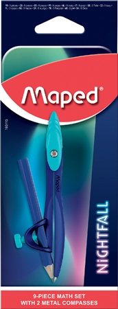 Een maped zirkelkasten study nightfall teens 9-delig blister koop je bij NiceSupplies.nl