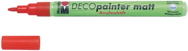 Een marabu acrylmarker deco painter mat cacao koop je bij NiceSupplies.nl