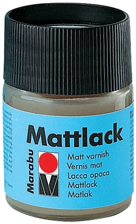 Een marabu mat lak mat 50 ml in glas koop je bij NiceSupplies.nl