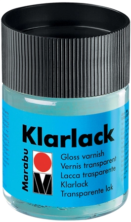 Een marabu transparantlak hoog glanzend 50 ml in glas koop je bij NiceSupplies.nl