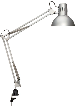 Een maul bureaulamp maulstudy klemvoet tot 55mm zilver koop je bij NiceSupplies.nl