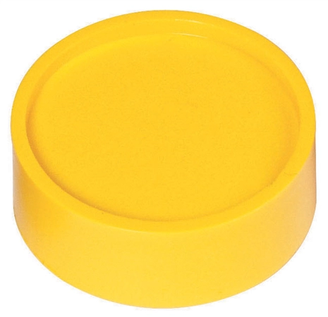 Een maul industriemagneet diameter: 34 mm hechtvermogen: 2 kg geel koop je bij NiceSupplies.nl