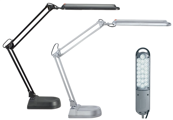 Een maul led-bureaulamp maulatlantic met staand model zwart koop je bij NiceSupplies.nl