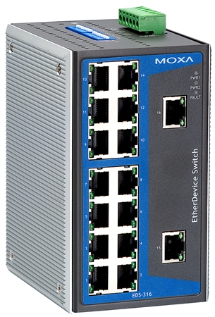 Een moxa unmanaged industrial ethernet swit ch 4 poorten koop je bij NiceSupplies.nl