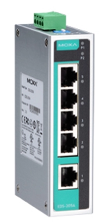 Een moxa unmanaged industrial ethernet swit ch 8-poorten eds-208a koop je bij NiceSupplies.nl