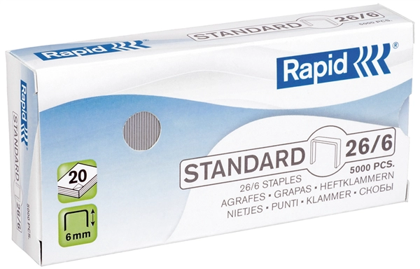 Een nietjes rapid 23-12 gegalvaniseerd standaard 1000 stuks koop je bij NiceSupplies.nl