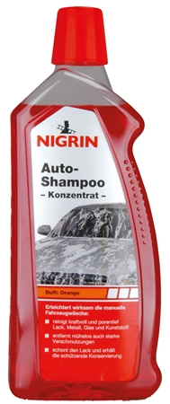 Een nigrin auto-shampoo concentraat oran1 l koop je bij NiceSupplies.nl