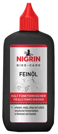 Een nigrin bike-care feinmechaniek-olie 100 ml koop je bij NiceSupplies.nl