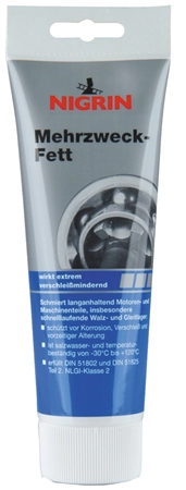 Een nigrin meerzweckvet hoogwaardig langtijdschmierung 250 ml koop je bij NiceSupplies.nl