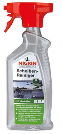 Een nigrin performance ruiten-reiniger met nikotinlser 500 ml koop je bij NiceSupplies.nl