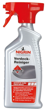 Een nigrin performance verdeck-reiniger 500 ml koop je bij NiceSupplies.nl