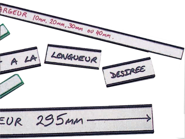 Een nobo magnetisch profielschildjes l80xb15mm koop je bij NiceSupplies.nl