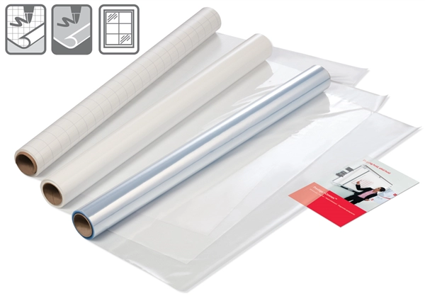 Een nobo whiteboard-rol instant 600x800mm glashelder koop je bij NiceSupplies.nl