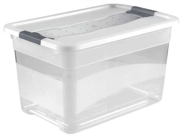 Een okt opbergbox kristal-box 52 liter transparant koop je bij NiceSupplies.nl