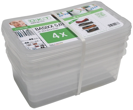 Een okt opbergboxen-set basixx 3x 11 liter pp koop je bij NiceSupplies.nl