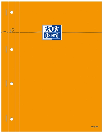 Een oxford notitieblok 230x297 seyes 80 blad oranje koop je bij NiceSupplies.nl