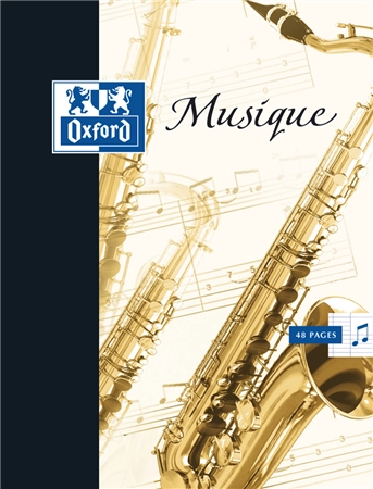 Een oxford schrift de musique 170x220mm 48 vel koop je bij NiceSupplies.nl