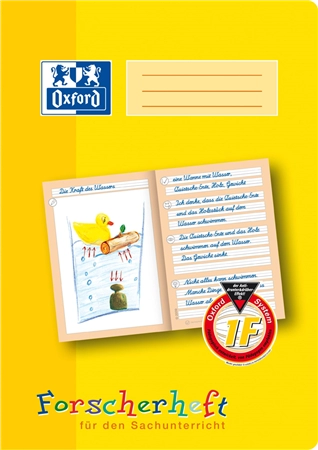 Een oxford schrijfschrift forscherschrift liniatuur 1f din a4 koop je bij NiceSupplies.nl