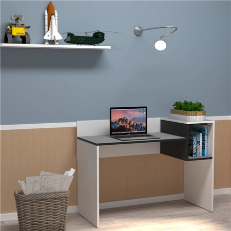 Een paperflow bureau easyhome lv16 wit/kersen koop je bij NiceSupplies.nl