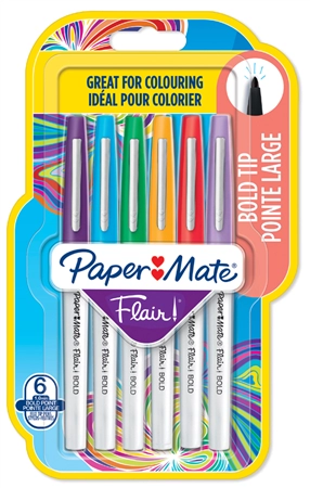 Een papermate viltstift flair bold 12 stuks blister koop je bij NiceSupplies.nl