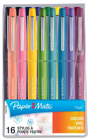 Een papermate viltstift flair tropical vacation 16 stuks etui koop je bij NiceSupplies.nl