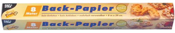 Een papstar bakpapier breedte 380mm lengte 25 m bruin koop je bij NiceSupplies.nl