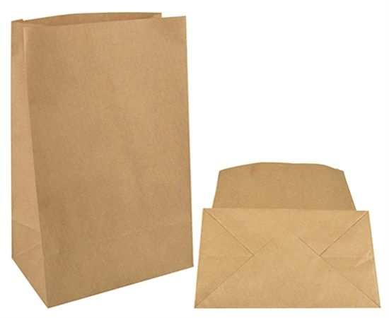 Een papstar papier-tas met blokbodem 400x320x110 mm koop je bij NiceSupplies.nl