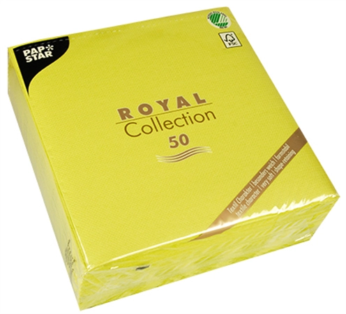 Een papstar servetten royal collection grijs koop je bij NiceSupplies.nl